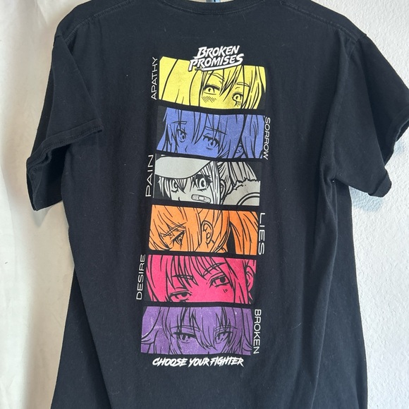Broken Promises Black Graphic Tee - Picture 1 of 3